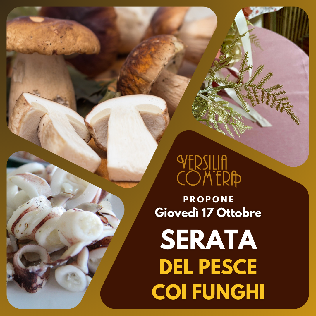 Serata del Pesce coi Funghi